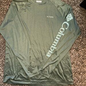 Columbia Men's Olive Long Sleeve Tee